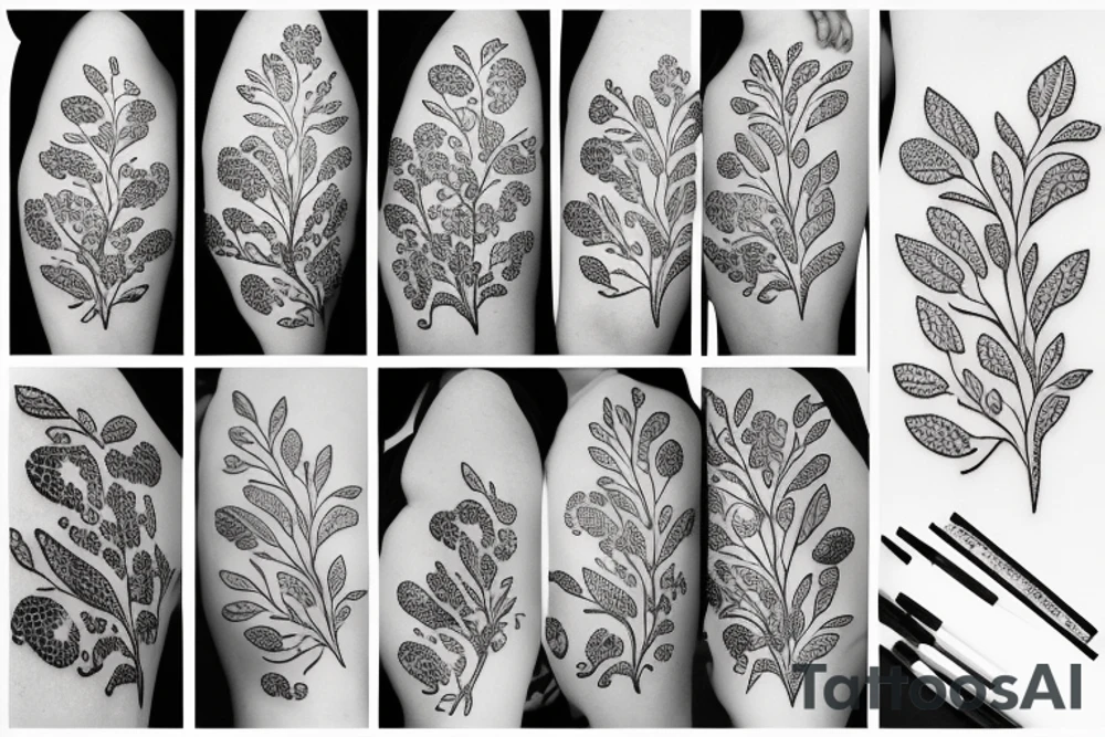olive branch tattoo idea