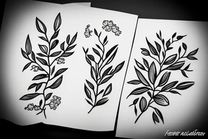 olive branch tattoo idea