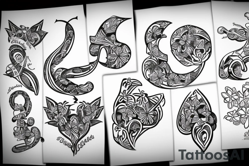 cursive writing that says como tattoo idea
