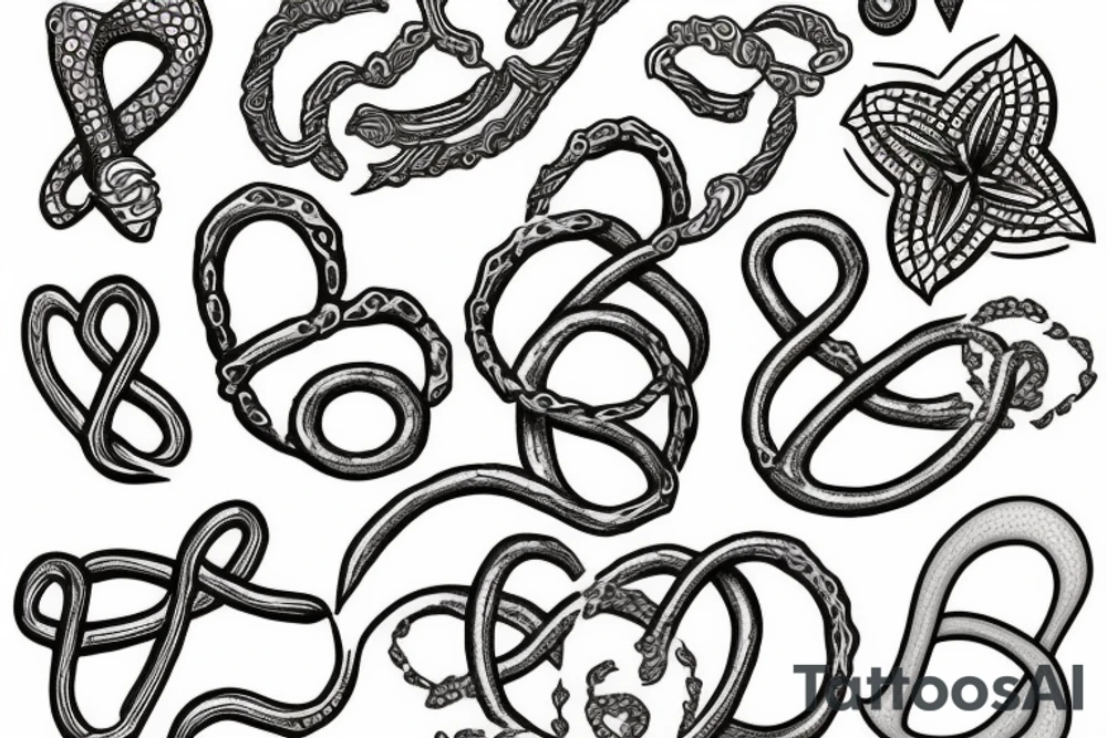 pretzel tattoo idea