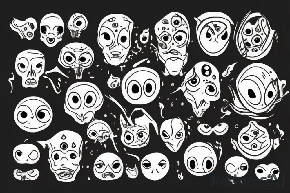 black, eye, chthonic tattoo idea