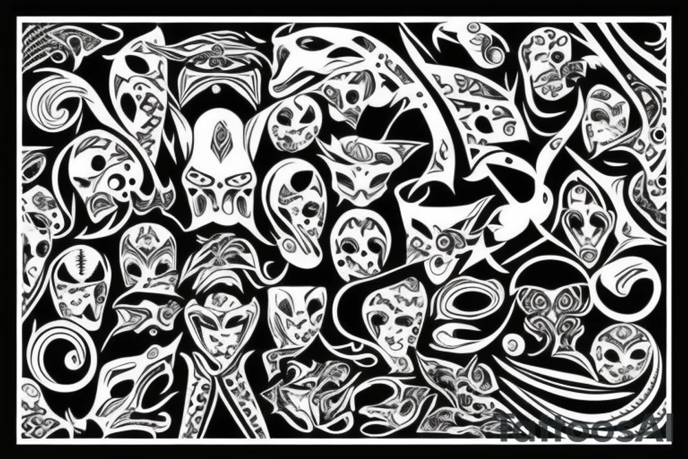 black, eye, chthonic tattoo idea