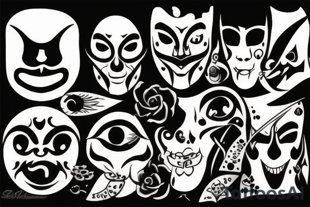 black, eye, evil, vertical tattoo idea