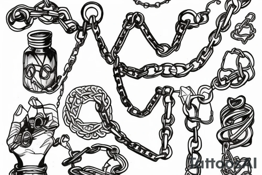 Chains, three tattoo idea