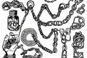 Chains, three tattoo idea