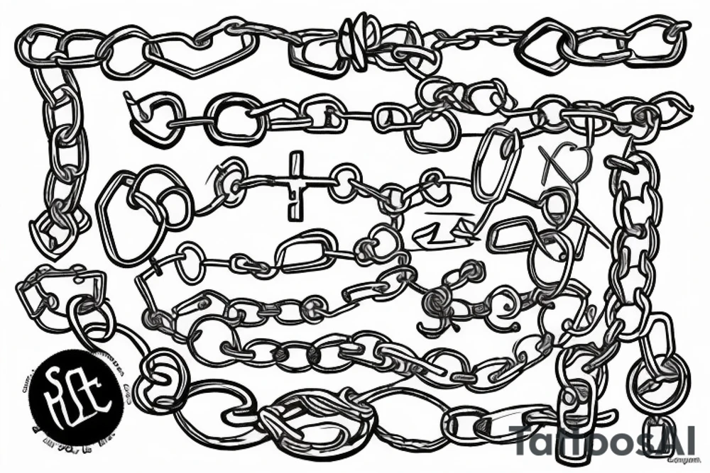 Chains, three tattoo idea