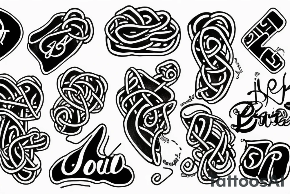 Chains, three , soul tattoo idea