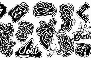 Chains, three , soul tattoo idea