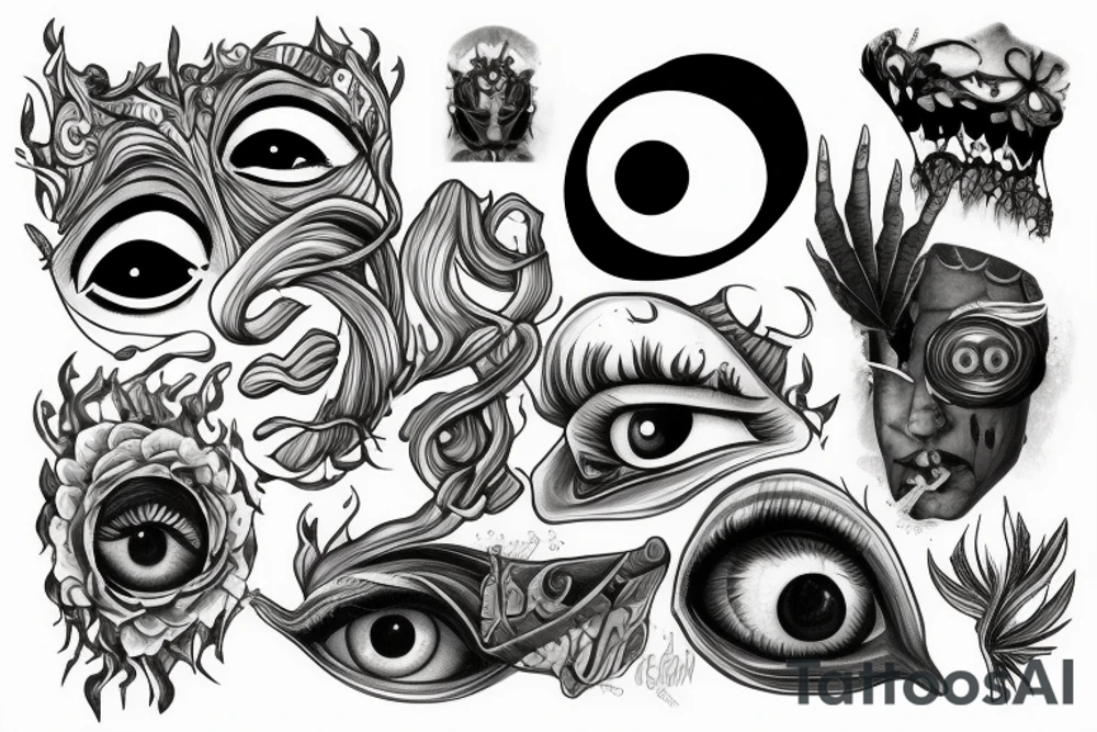 Abyss, chronic, eye's tattoo idea