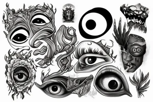 Abyss, chronic, eye's tattoo idea