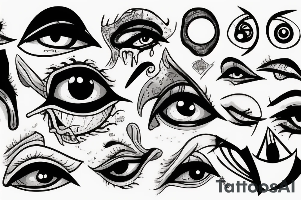 Abyss, chronic, eye's tattoo idea