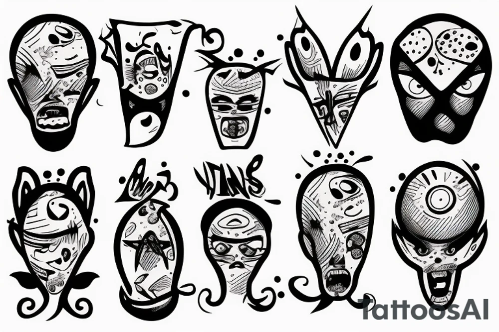 Chtonic pupils tattoo idea