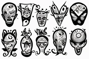 Chtonic pupils tattoo idea