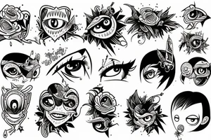 Chtonic pupils tattoo idea