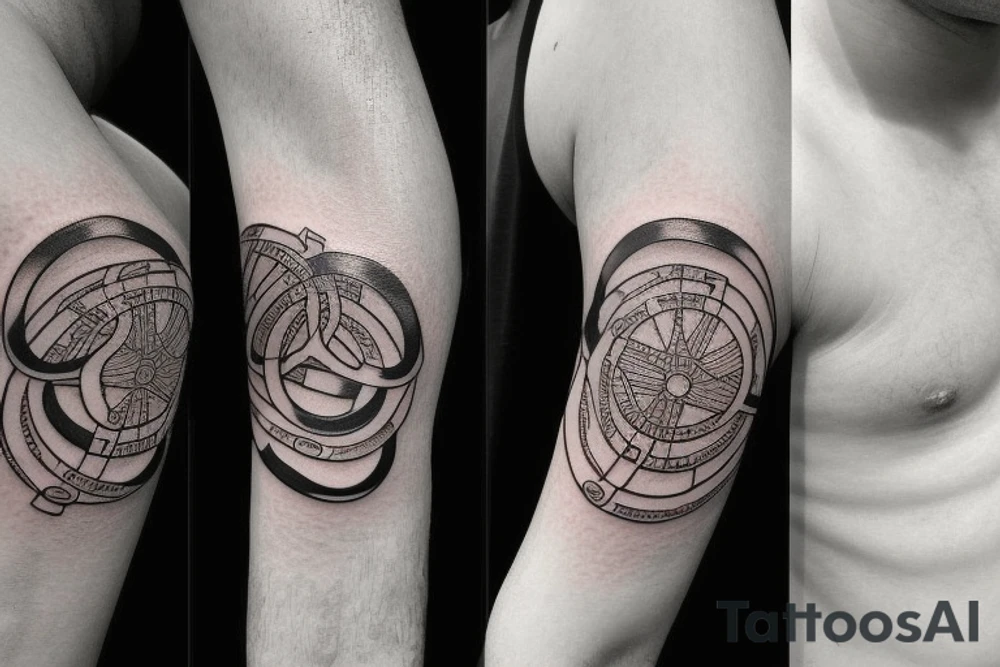 Sydney, Athens, Singapore. Olympic rings tattoo idea