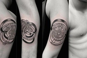 Sydney, Athens, Singapore. Olympic rings tattoo idea