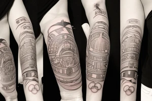 Sydney, Athens, Singapore, Olympics tattoo idea