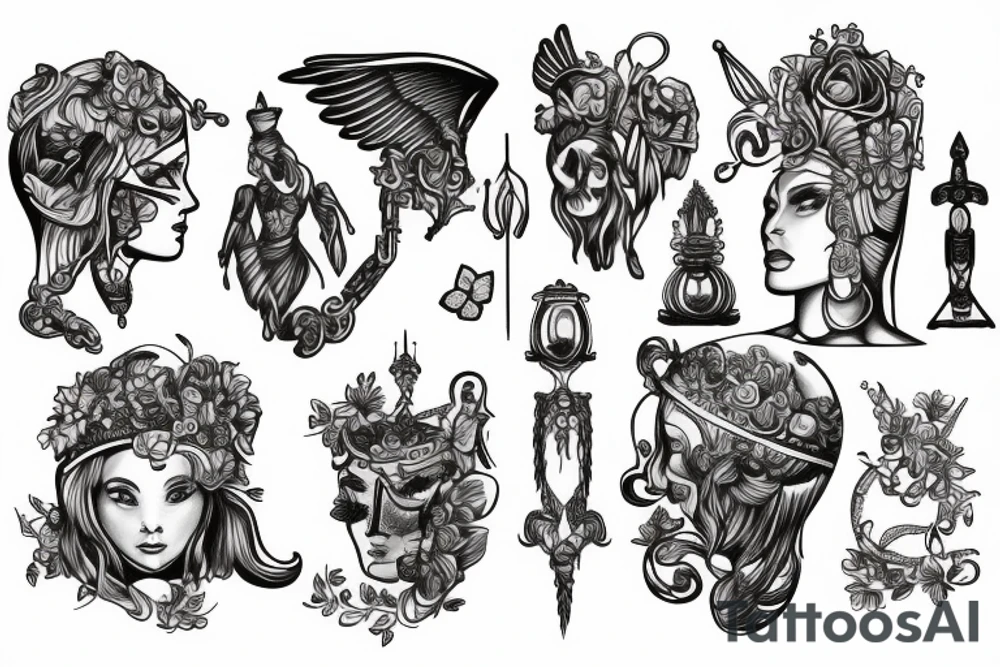 Athena tattoo idea