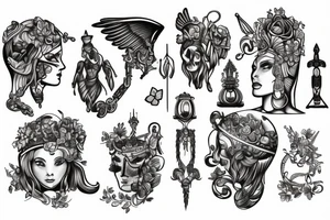 Athena tattoo idea