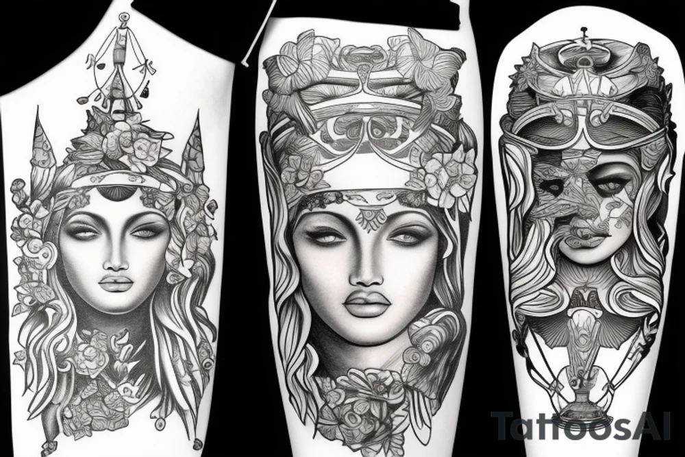 Athena tattoo idea