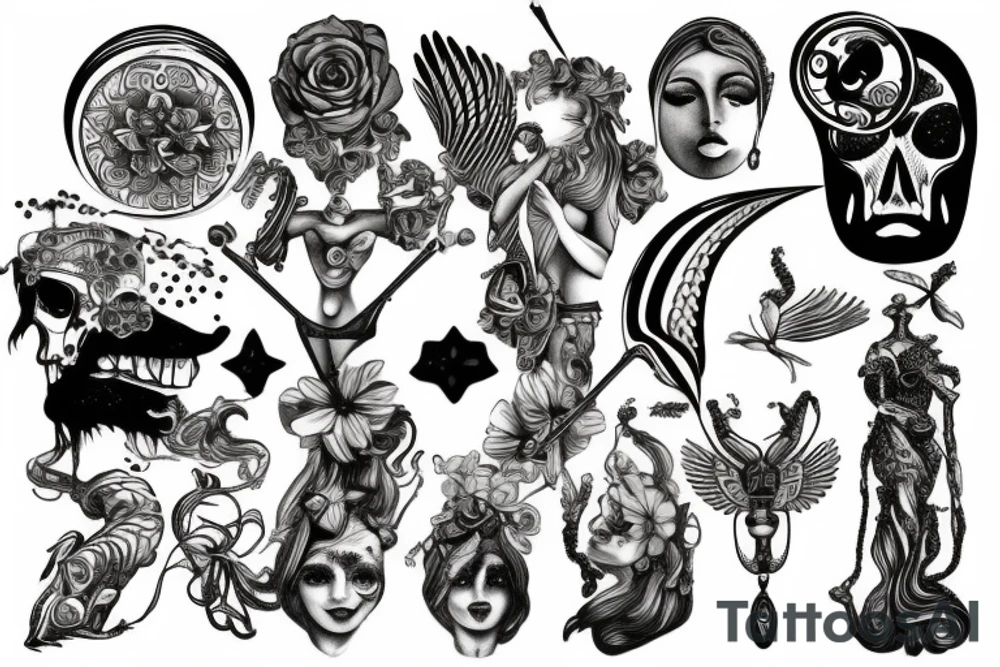 Athena tattoo idea