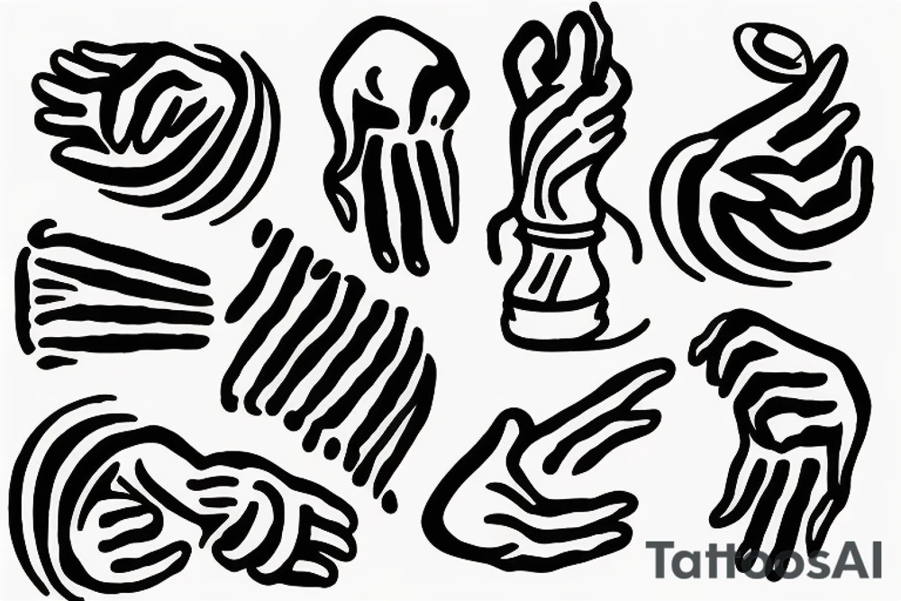 a hand holding 3 matches burning tattoo idea