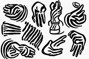 a hand holding 3 matches burning tattoo idea