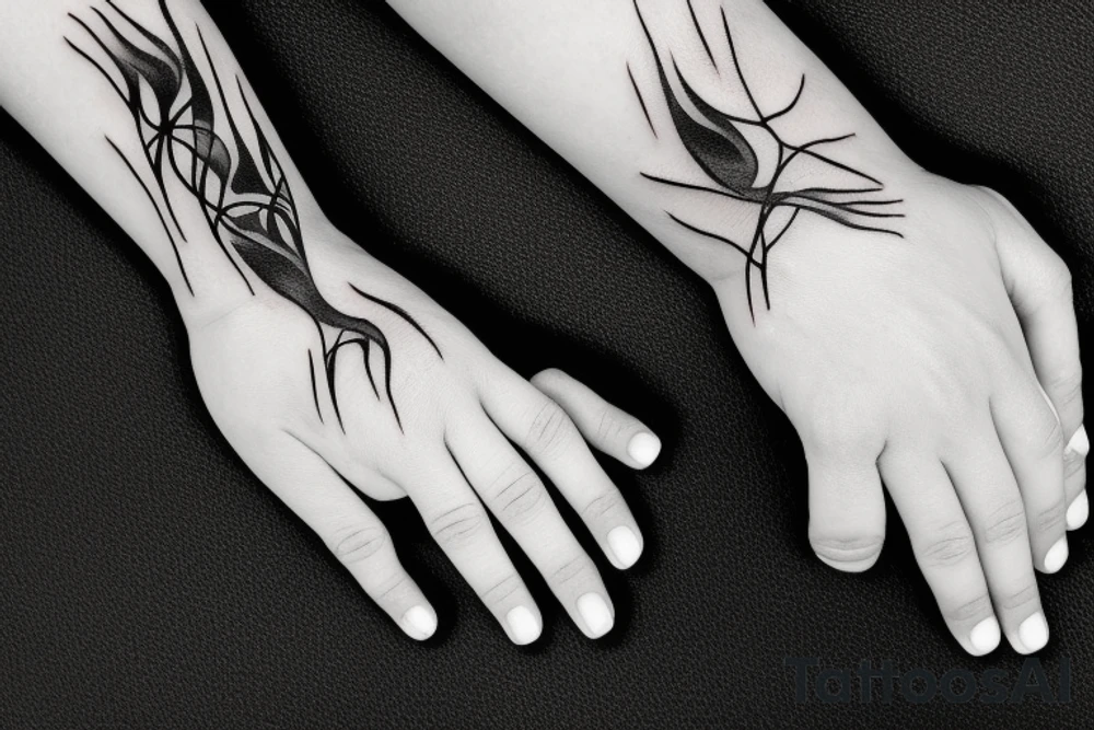 a hand holding 3 matches burning tattoo idea