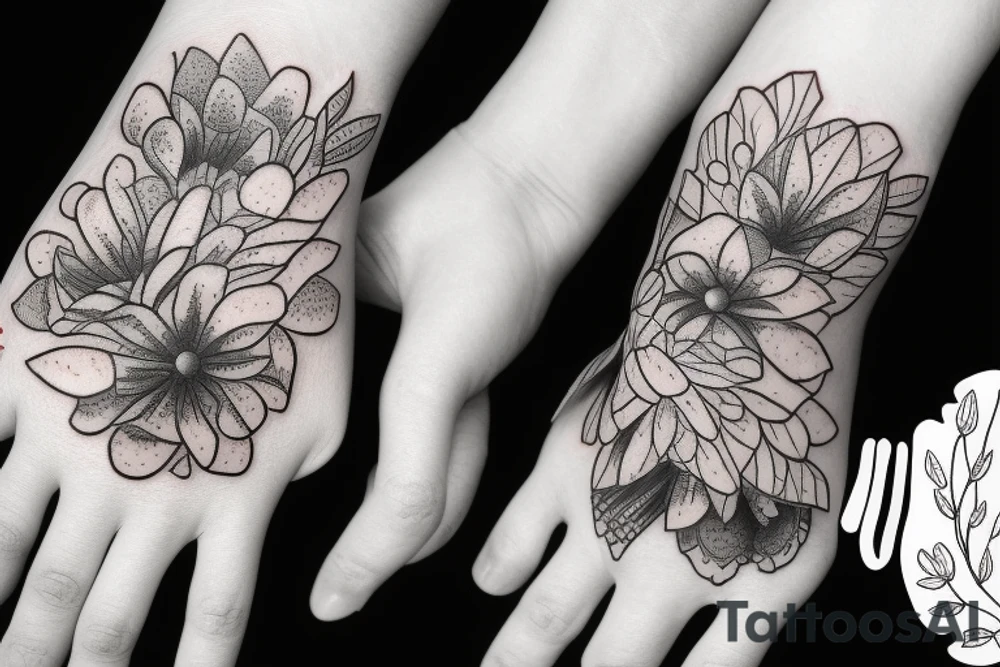 hand holding three matches tattoo idea