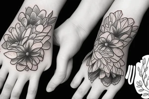 hand holding three matches tattoo idea