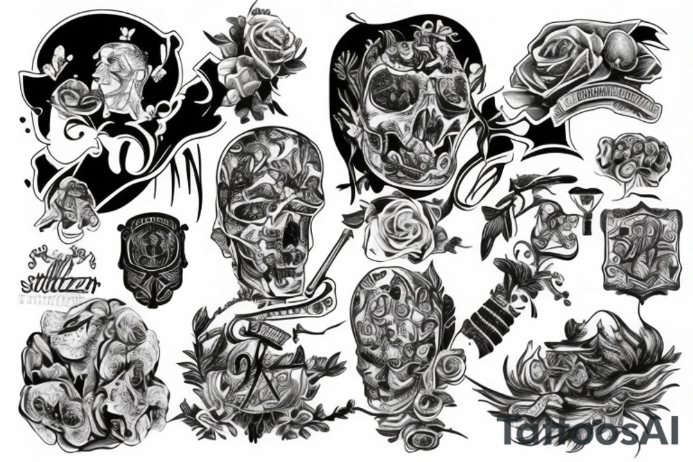 streichhölzer tattoo idea