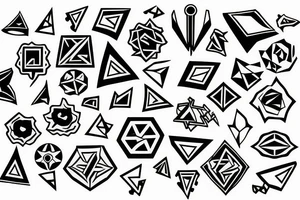 4 puzzle pieces tattoo idea