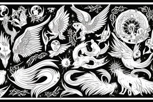 haudenaussonee creation story tattoo idea