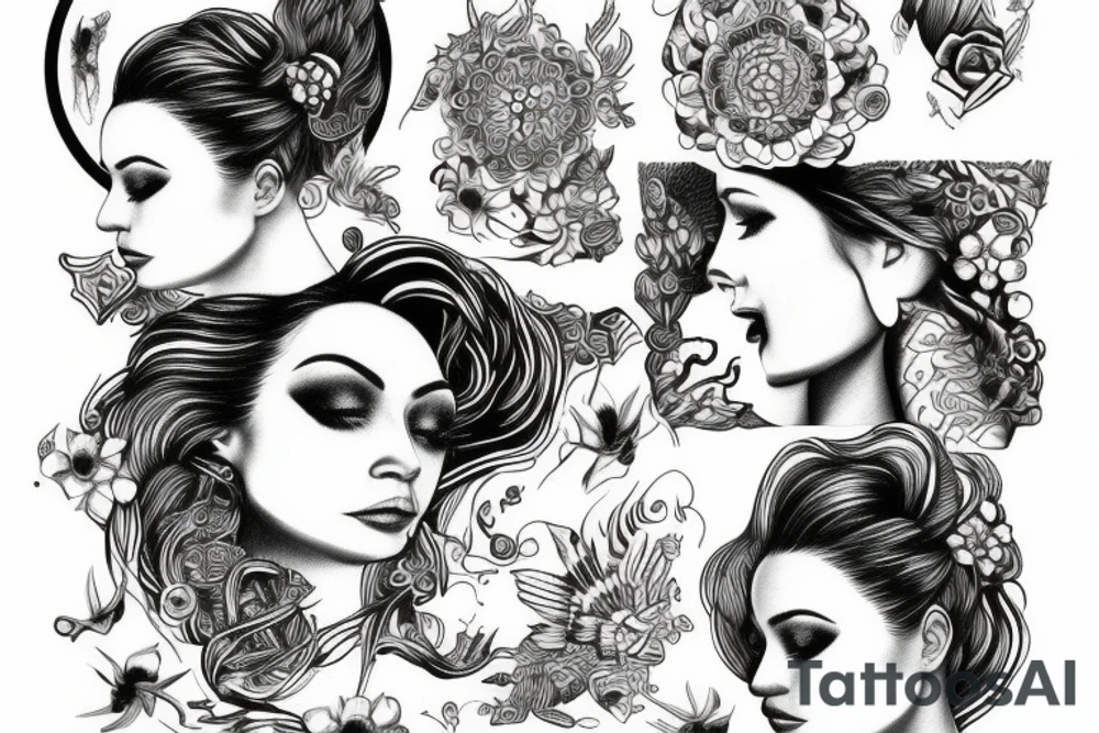 haudenosaunne sky woman tattoo idea