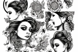 haudenosaunne sky woman tattoo idea