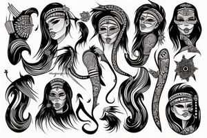 haudenosaunne sky woman tattoo idea