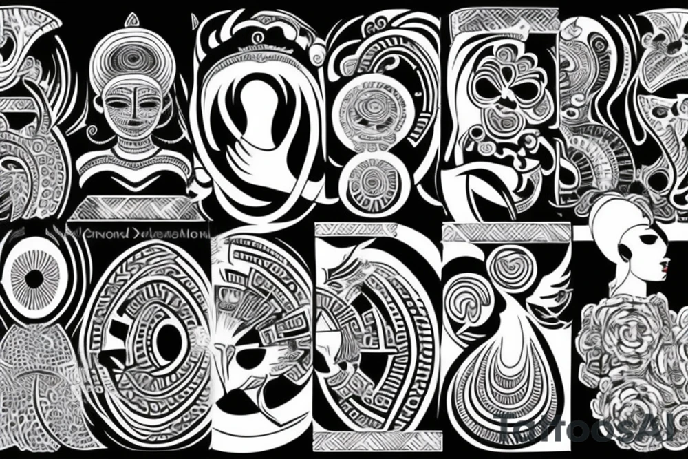 haudenosaunne sky woman tattoo idea
