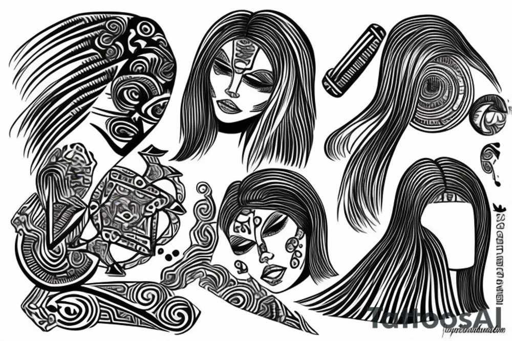 haudenosaunne sky woman tattoo idea