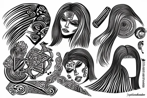 haudenosaunne sky woman tattoo idea
