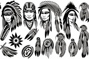 native american tattoo idea
