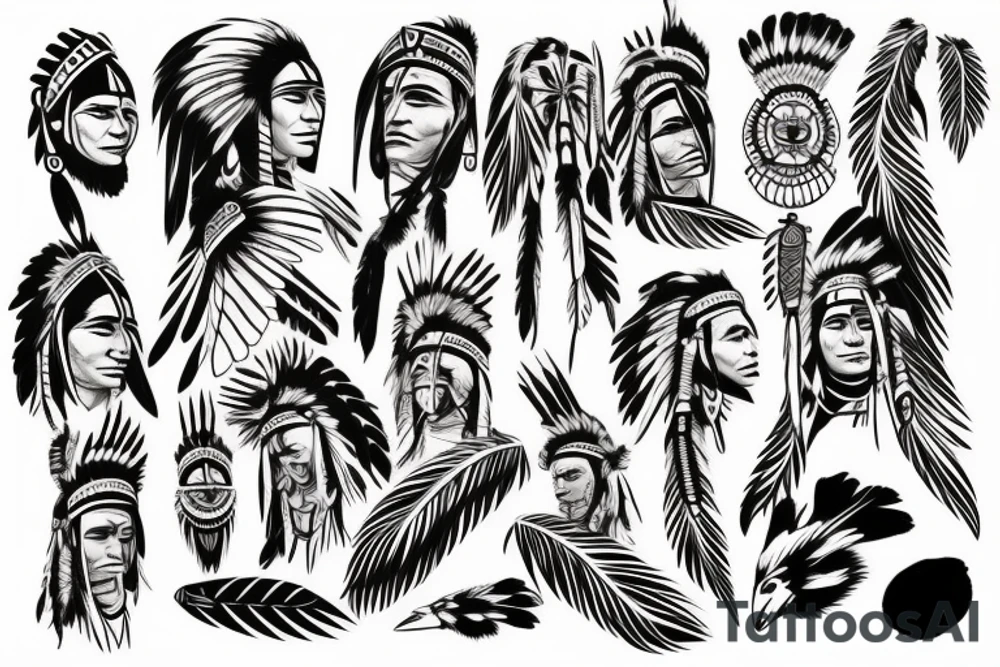 native american tattoo idea