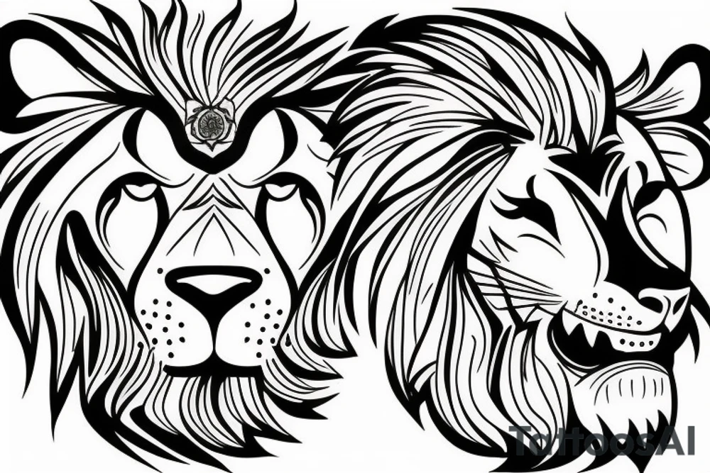 a Lion tattoo idea