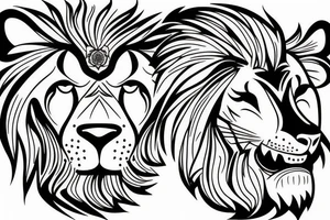 a Lion tattoo idea