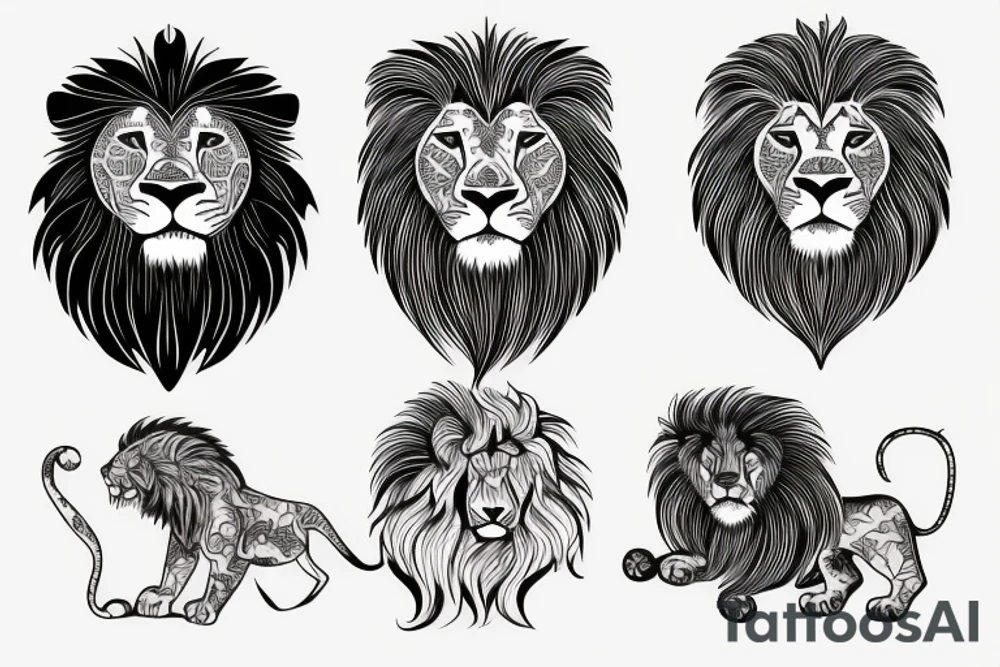 a Lion tattoo idea
