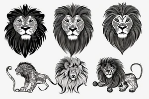 a Lion tattoo idea