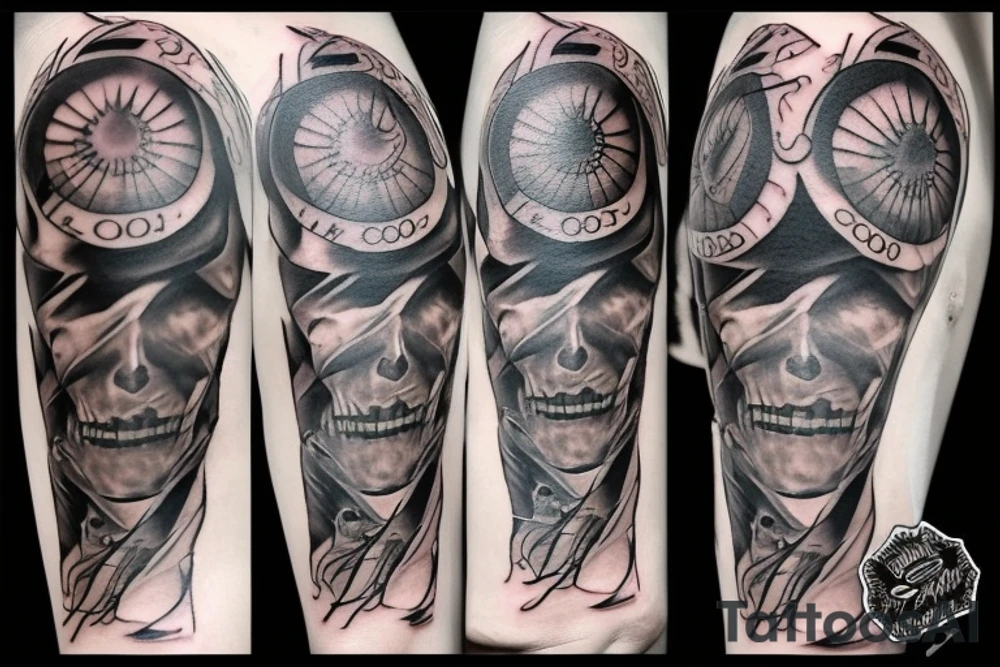 Cowboy shootout tattoo idea