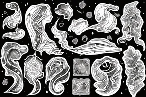 Northern lights tattoo idea