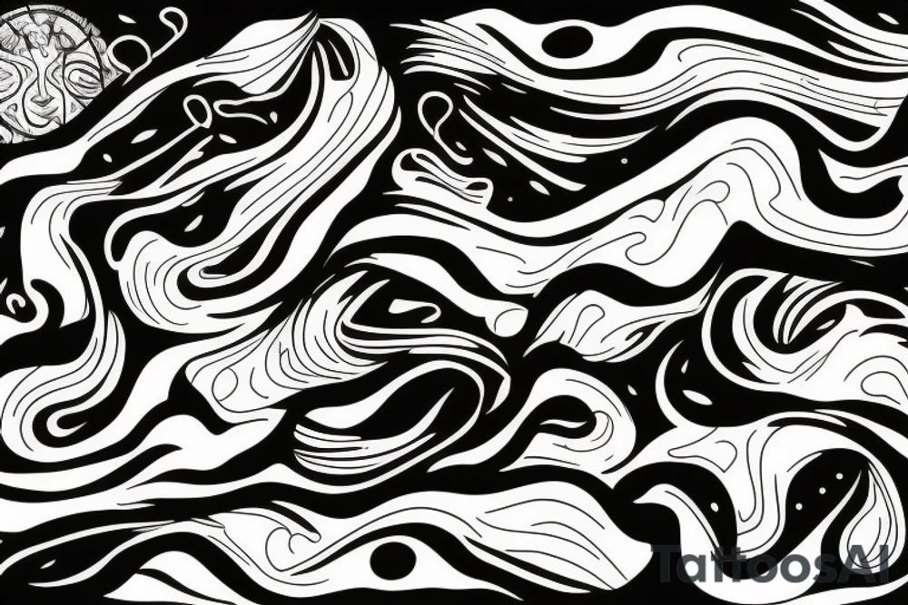 Northern lights tattoo idea