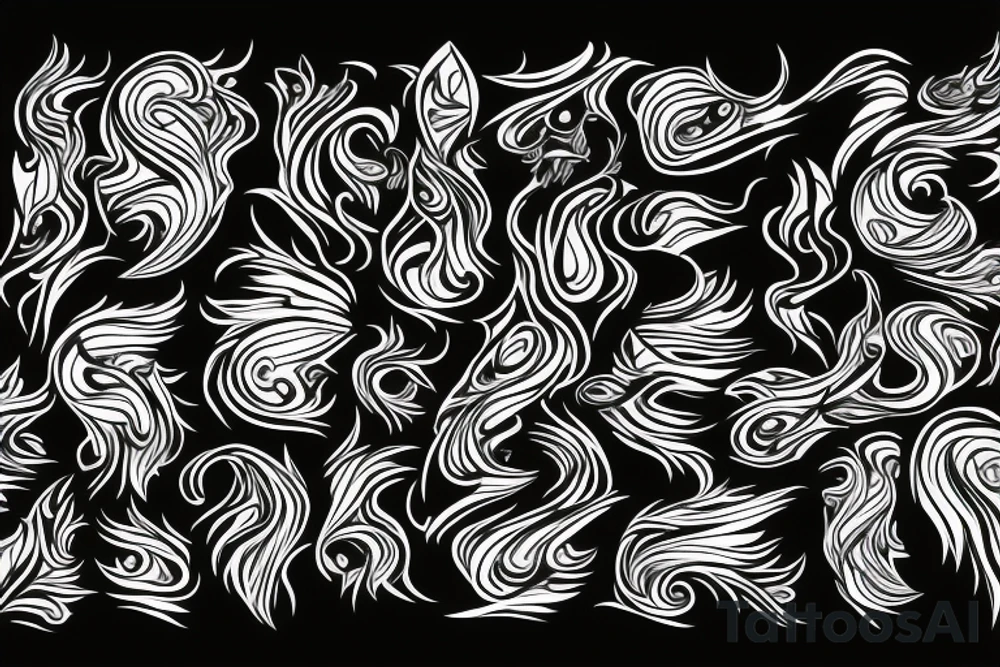Northern lights tattoo idea