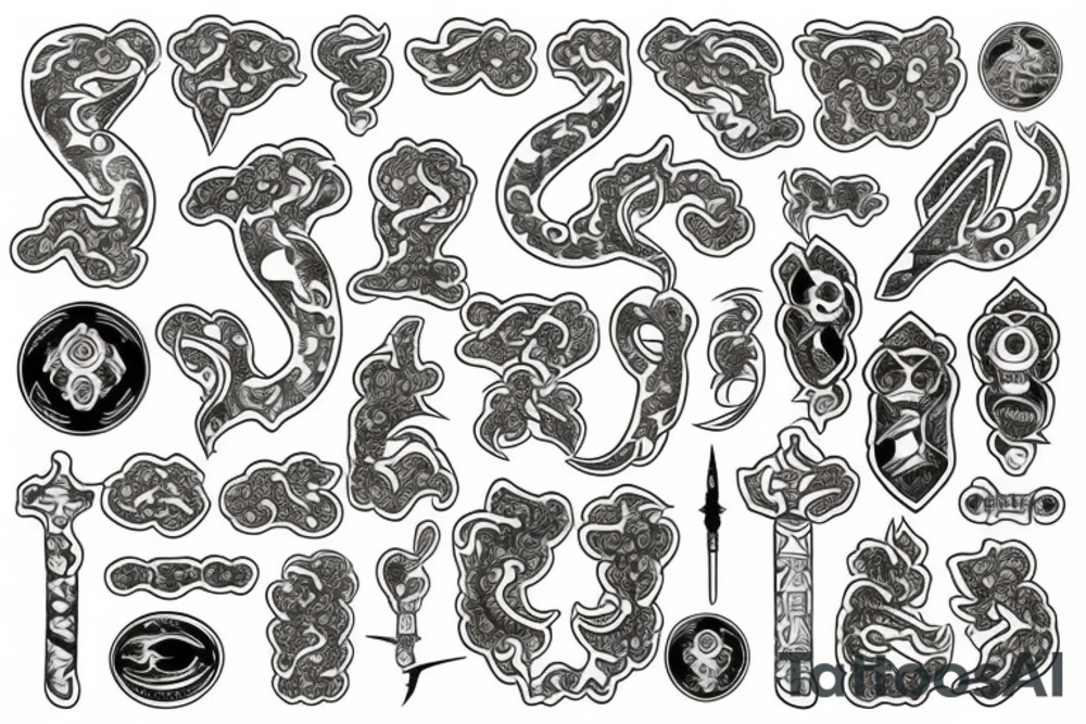 rod of asclepius tattoo idea